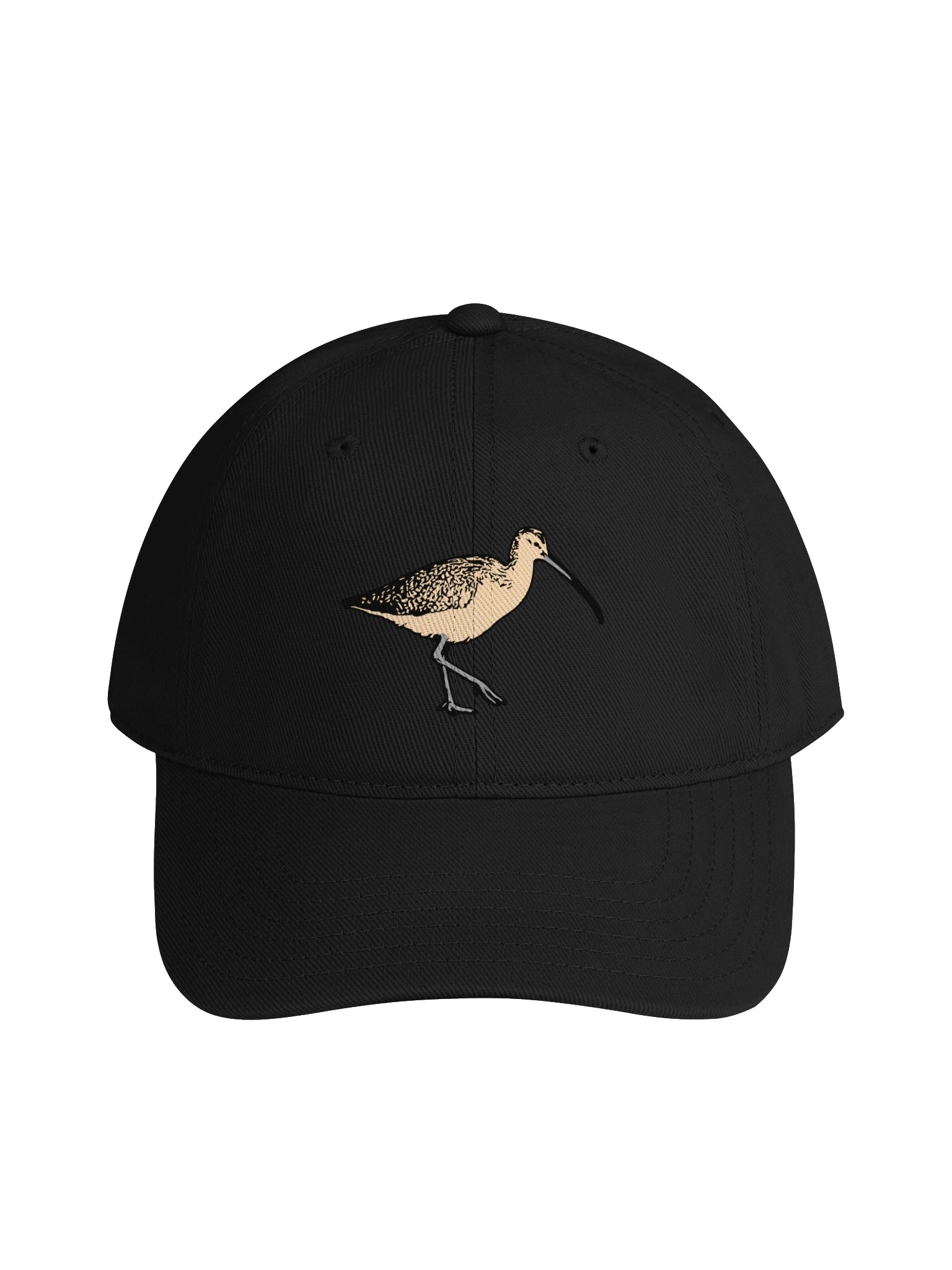 Long-billed Curlew Printed Low Profile Baseball Cap | Shorebird Hat product image (1)
