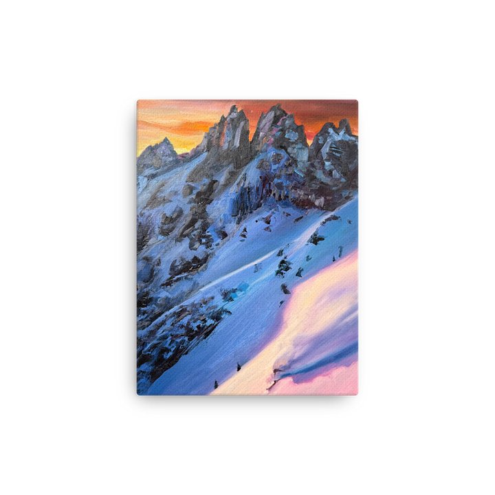 Downhill at sunset Giclee Canvas product image (2)