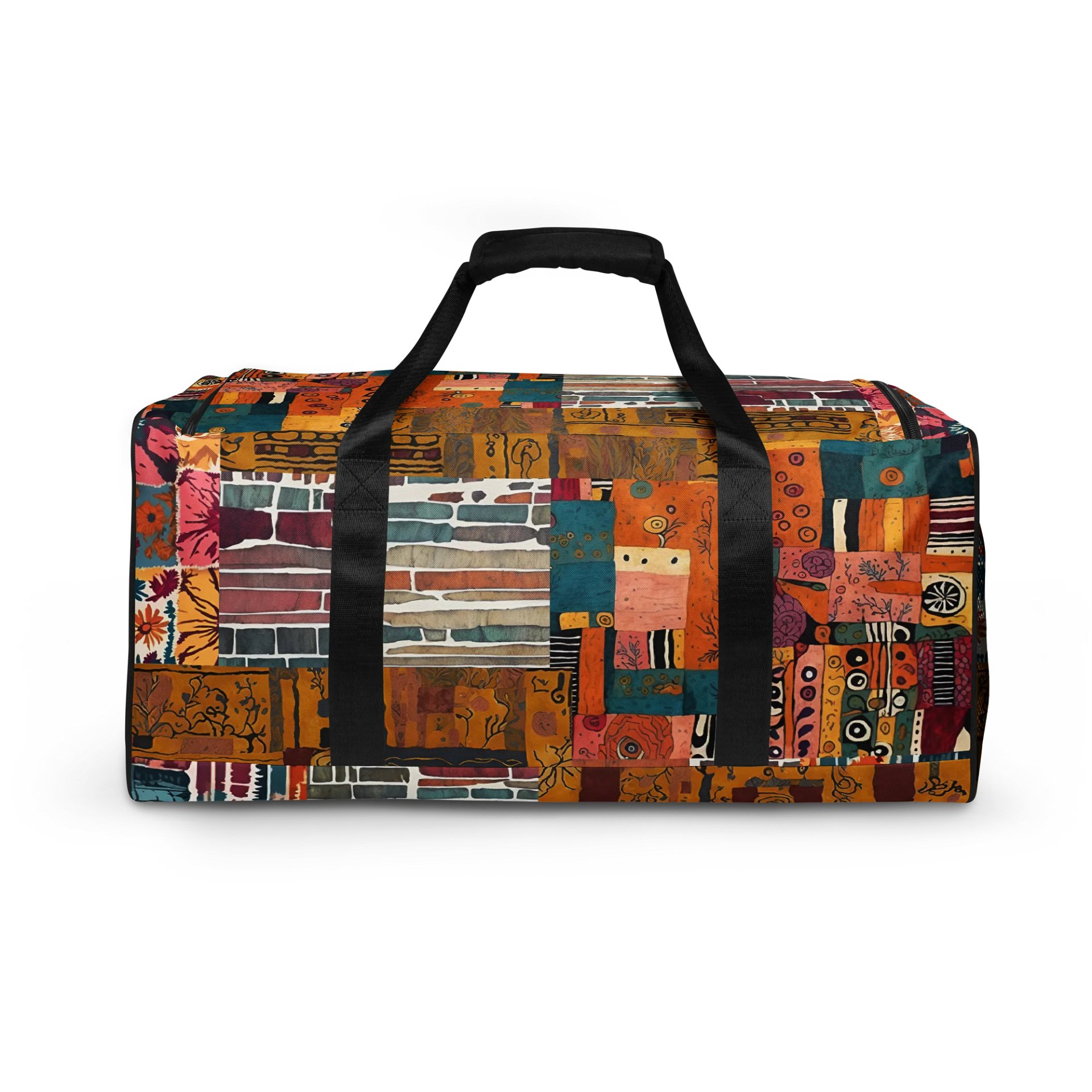Eclectic Patchwork Paradise Duffle Bag product image (5)