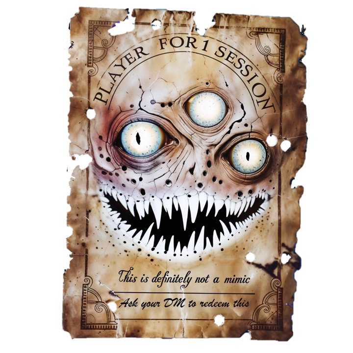 Single session ticket for 1 player [check available seats in Discord] product image (1)