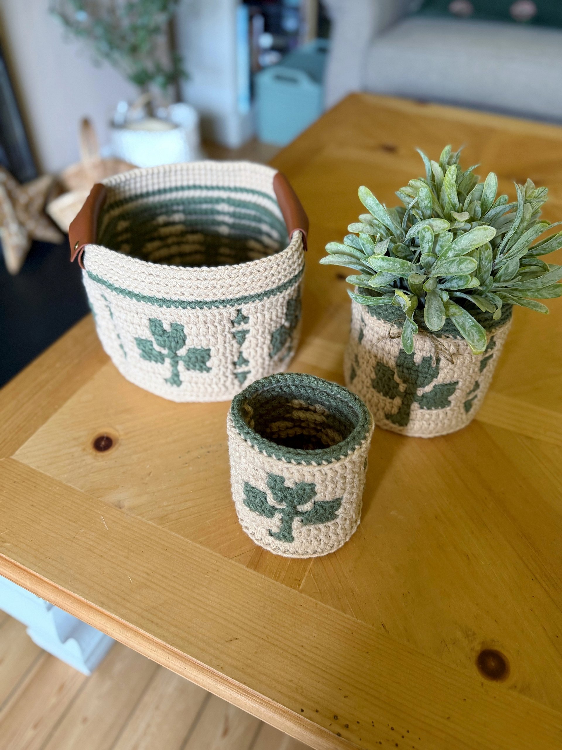 Shamrock Baskets Mosaic Crochet Pattern product image (8)