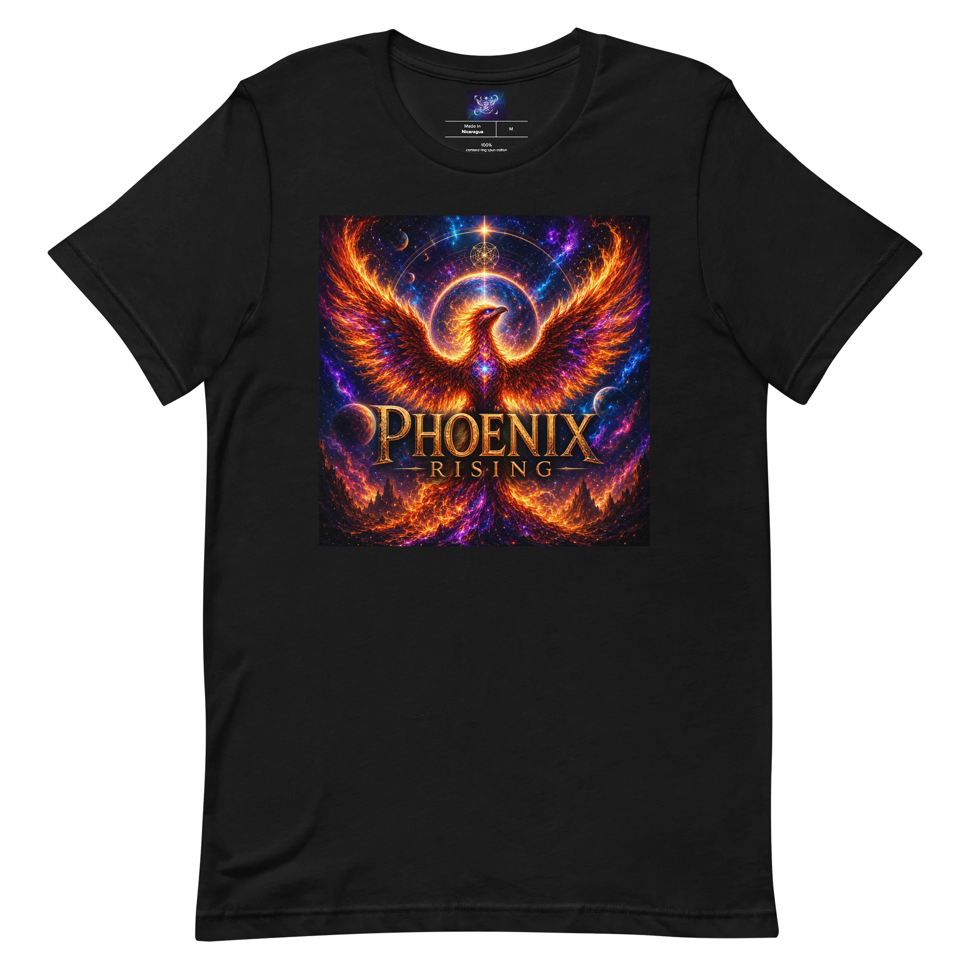 Phoenix Rising - Vibrant Fantasy T-Shirt product image (6)