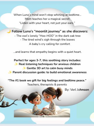 Luna Learns to Listen: A Calming Story About Empathy for Bedtime product image (2)