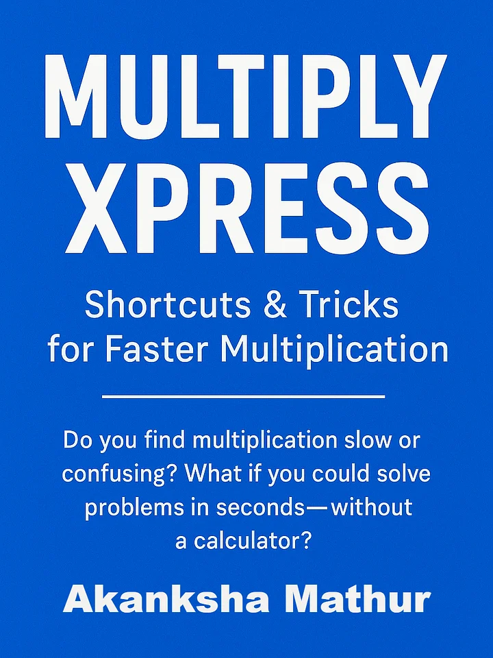 Multiply Xpress - Shortcuts & Tricks for Multiplication product image (1)
