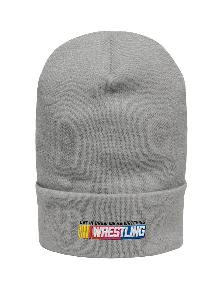 Trackside Baddie Embroidered Cuffed Beanie product image (1)