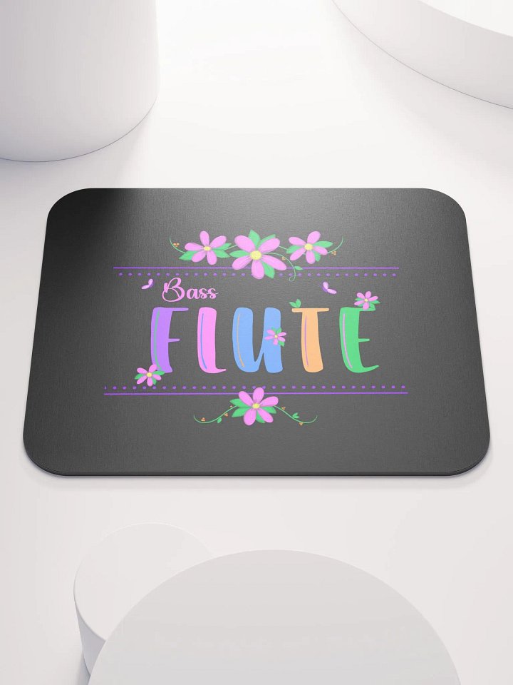 Floral Flute Bass Mouse Pad product image (2)