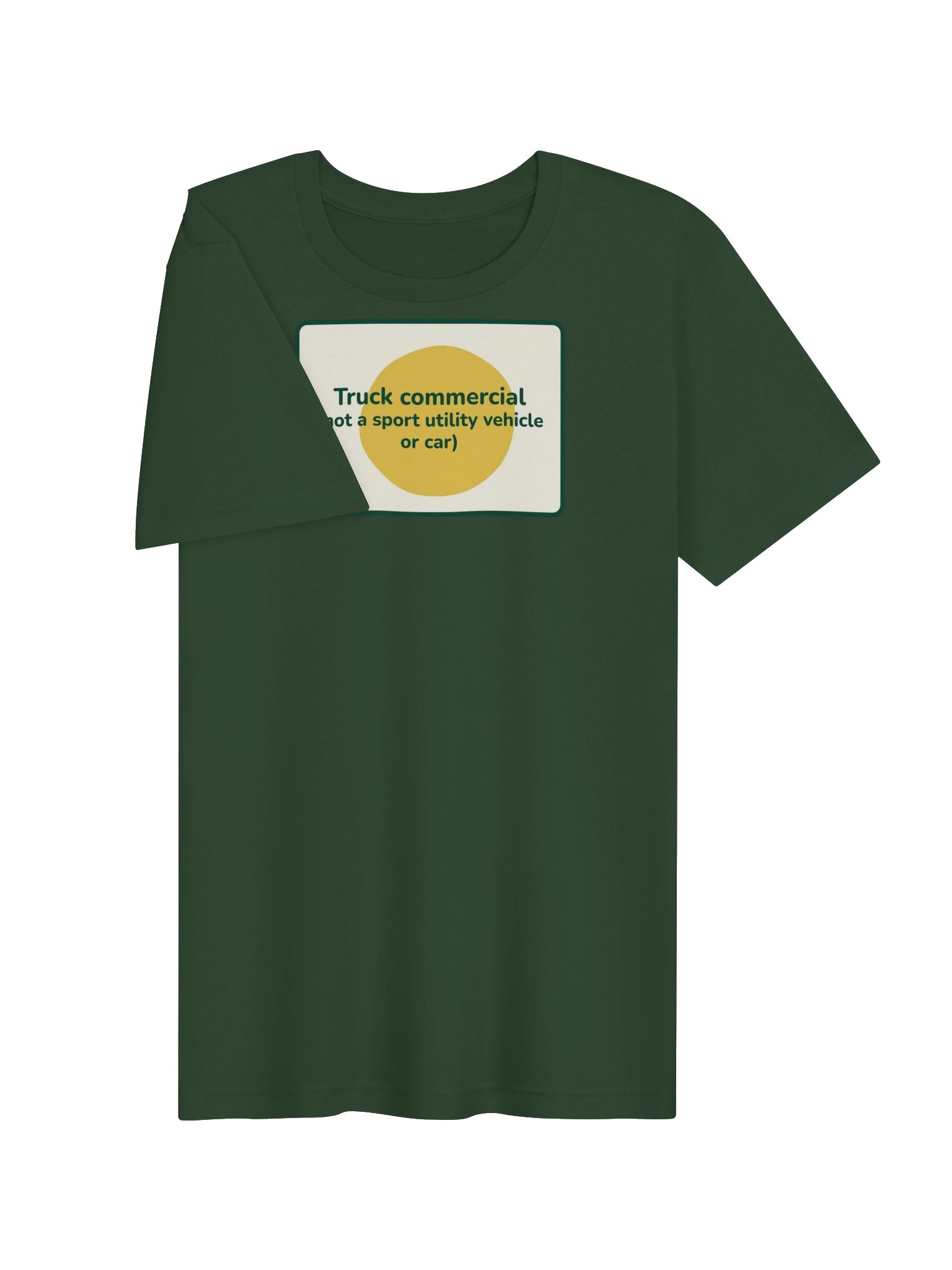 Truck commercial T-shirt (green) product image (3)
