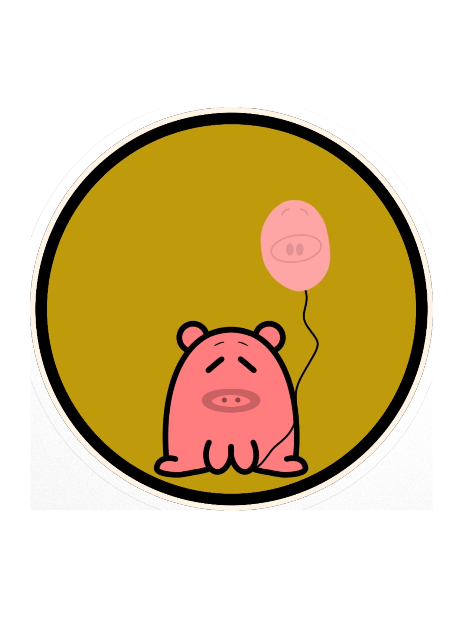 Balloono Pig Sticker product image (4)