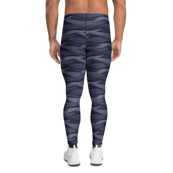 Colorful Modern Abstract Stripes Men's Leggings product image (2)