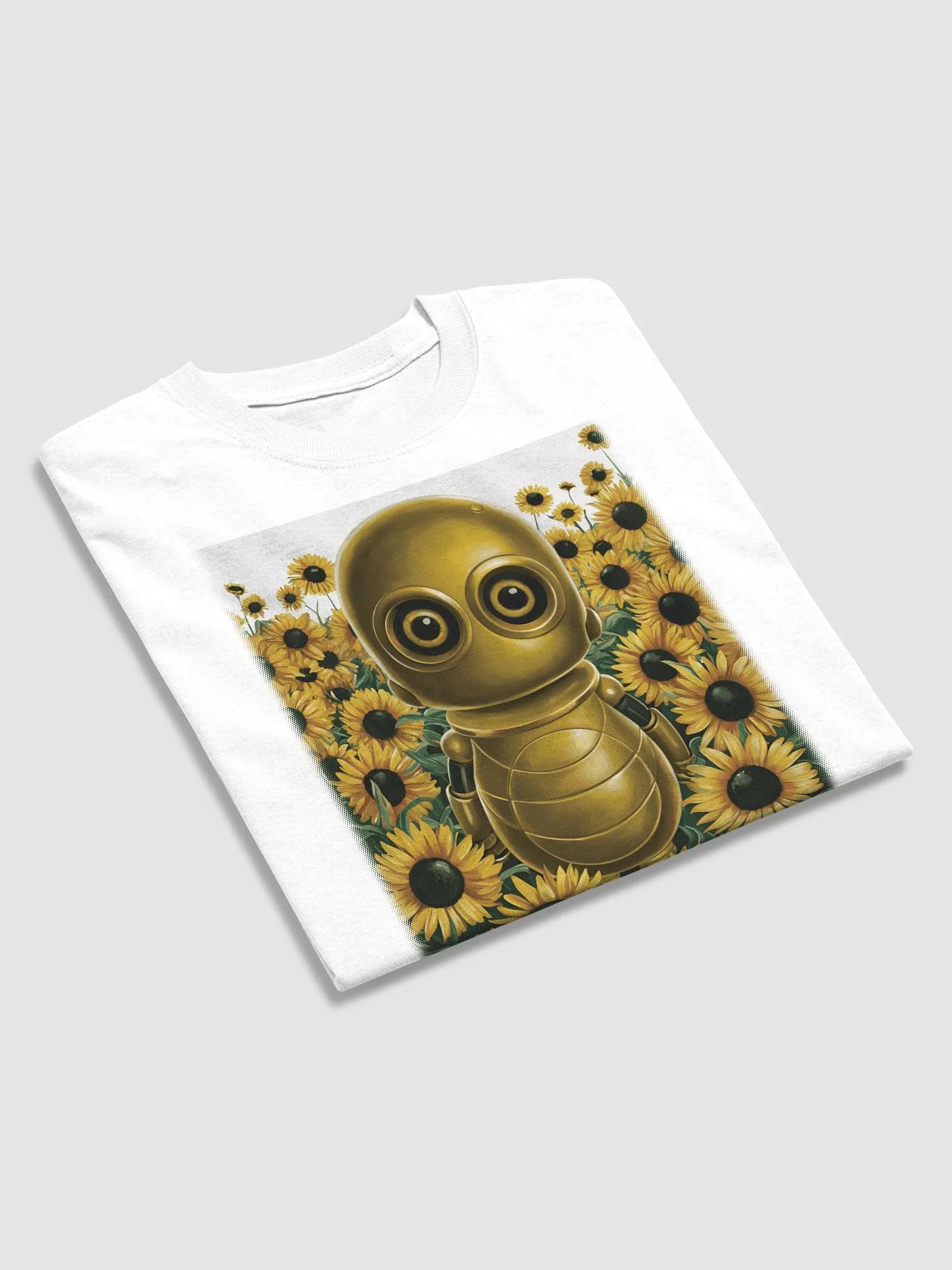 Android standing in a field of sunflowers product image (3)