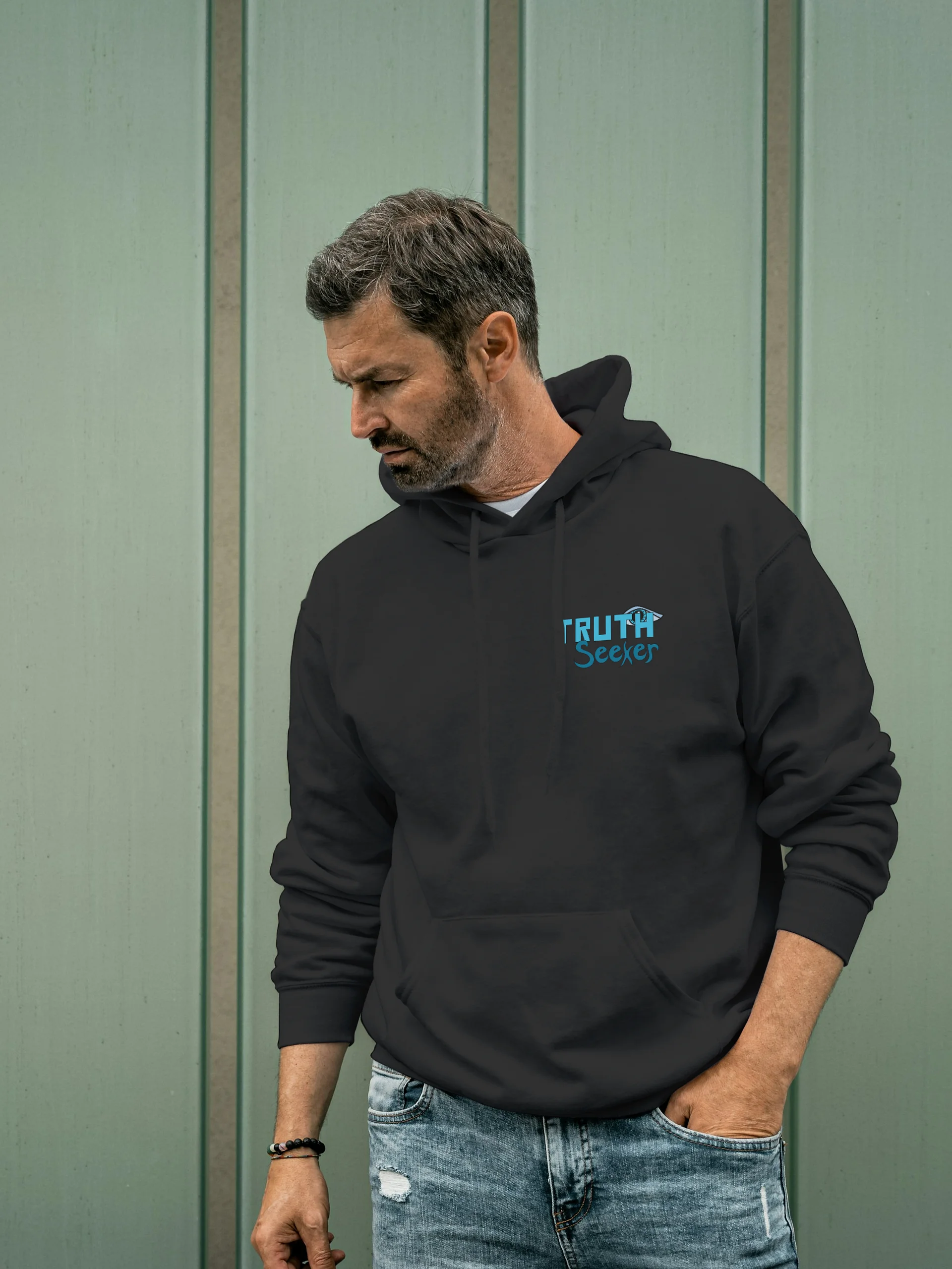 Truth in Blue Eco Hoodie product image (5)