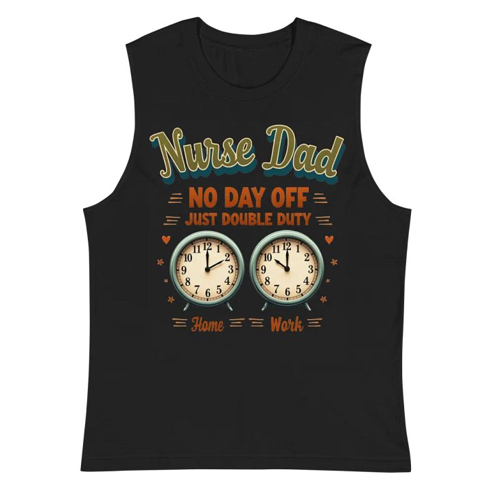 Double Duty Nurse Dad Muscle Tank product image (3)