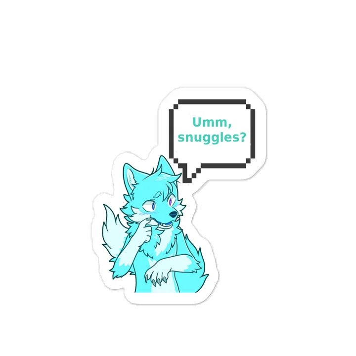 Vynal "Um, Snuggles?" Sticker product image (1)