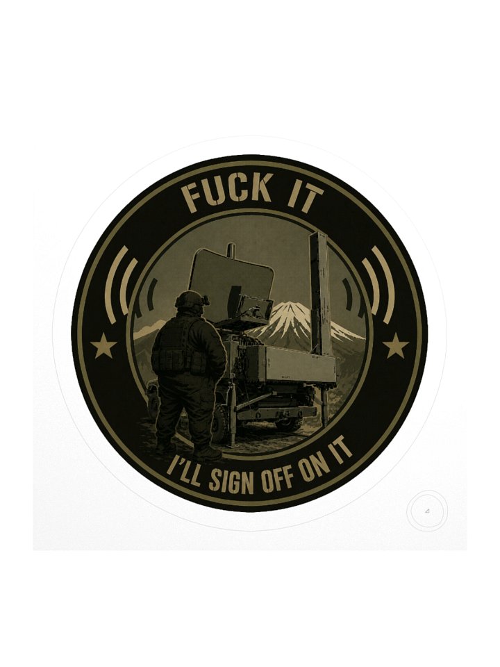 Ill Sign off On It Sticker product image (1)