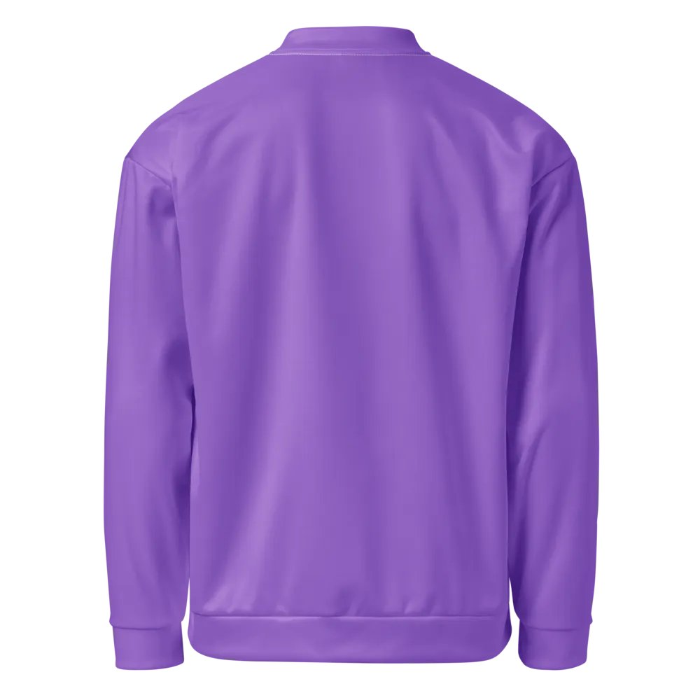 Plain Color Amethyst Bomber Jacket product image (2)
