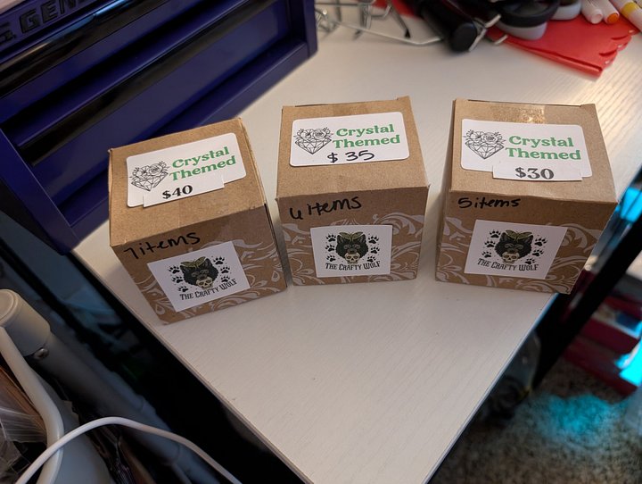 CRYSTAL THEMED MYSTERY BOXS/BAGS product image (1)