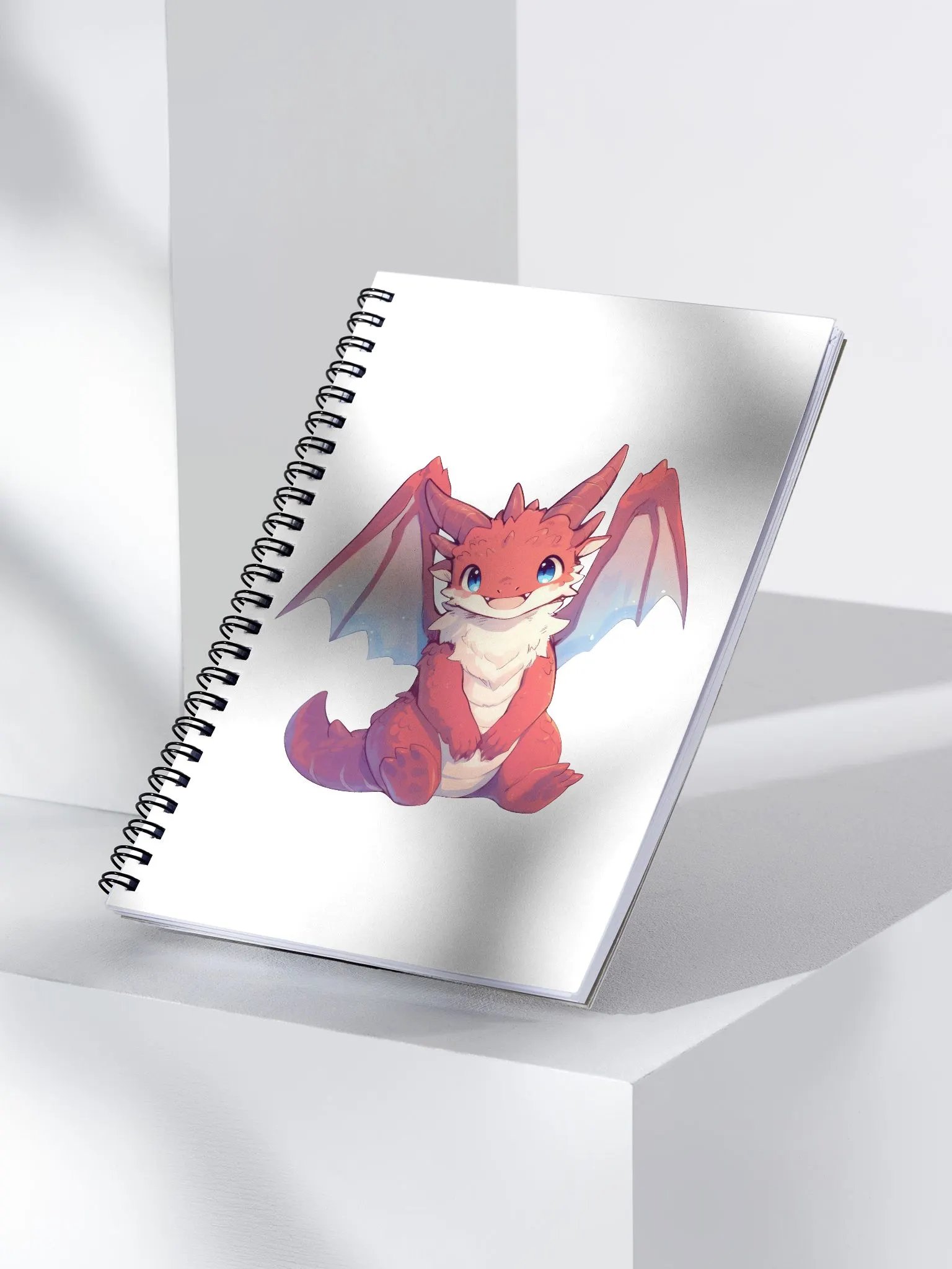 Spiral Notebook | Cute Happy Dragon product image (3)
