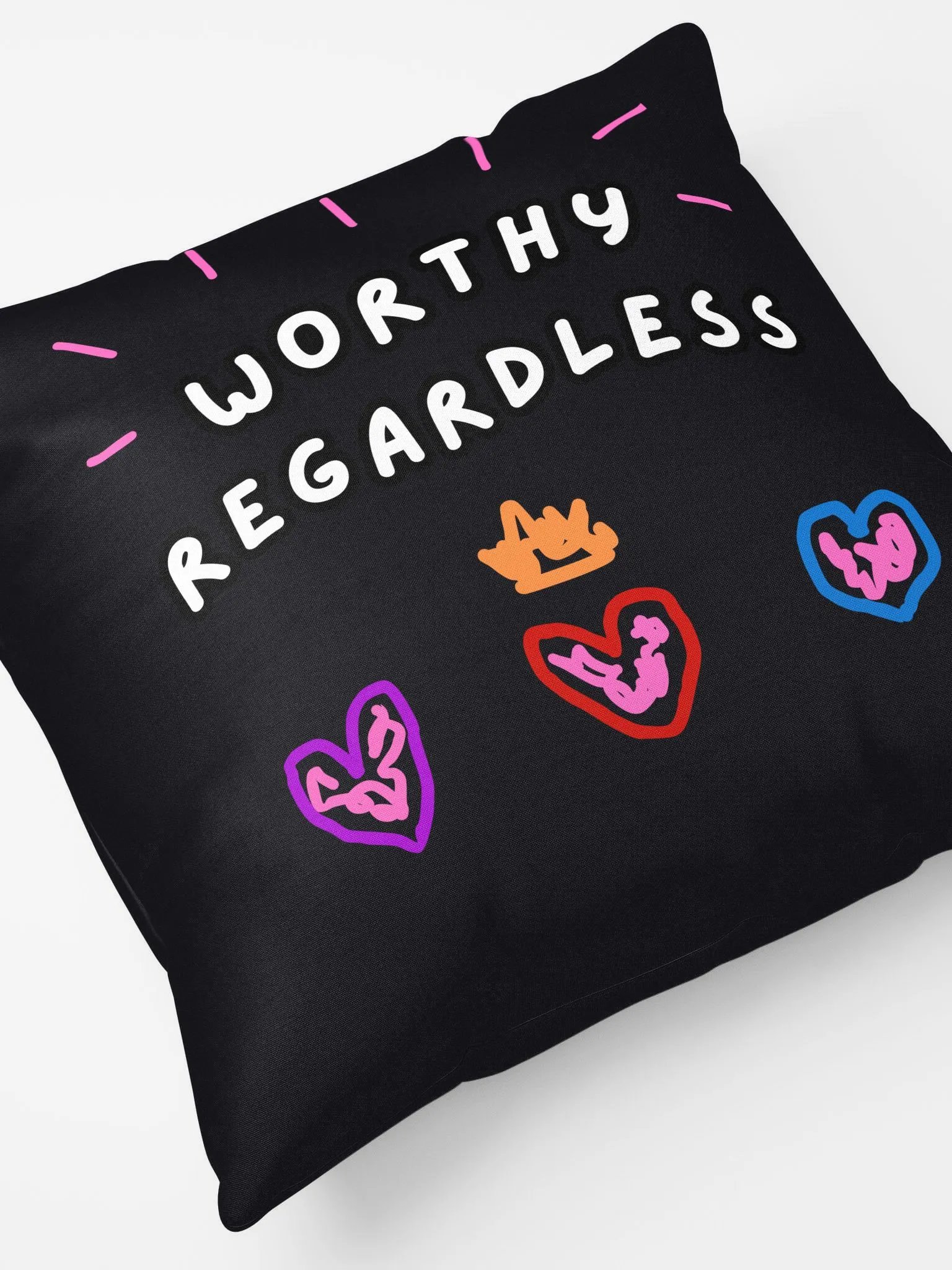 Worthy Regardless Pillow product image (2)