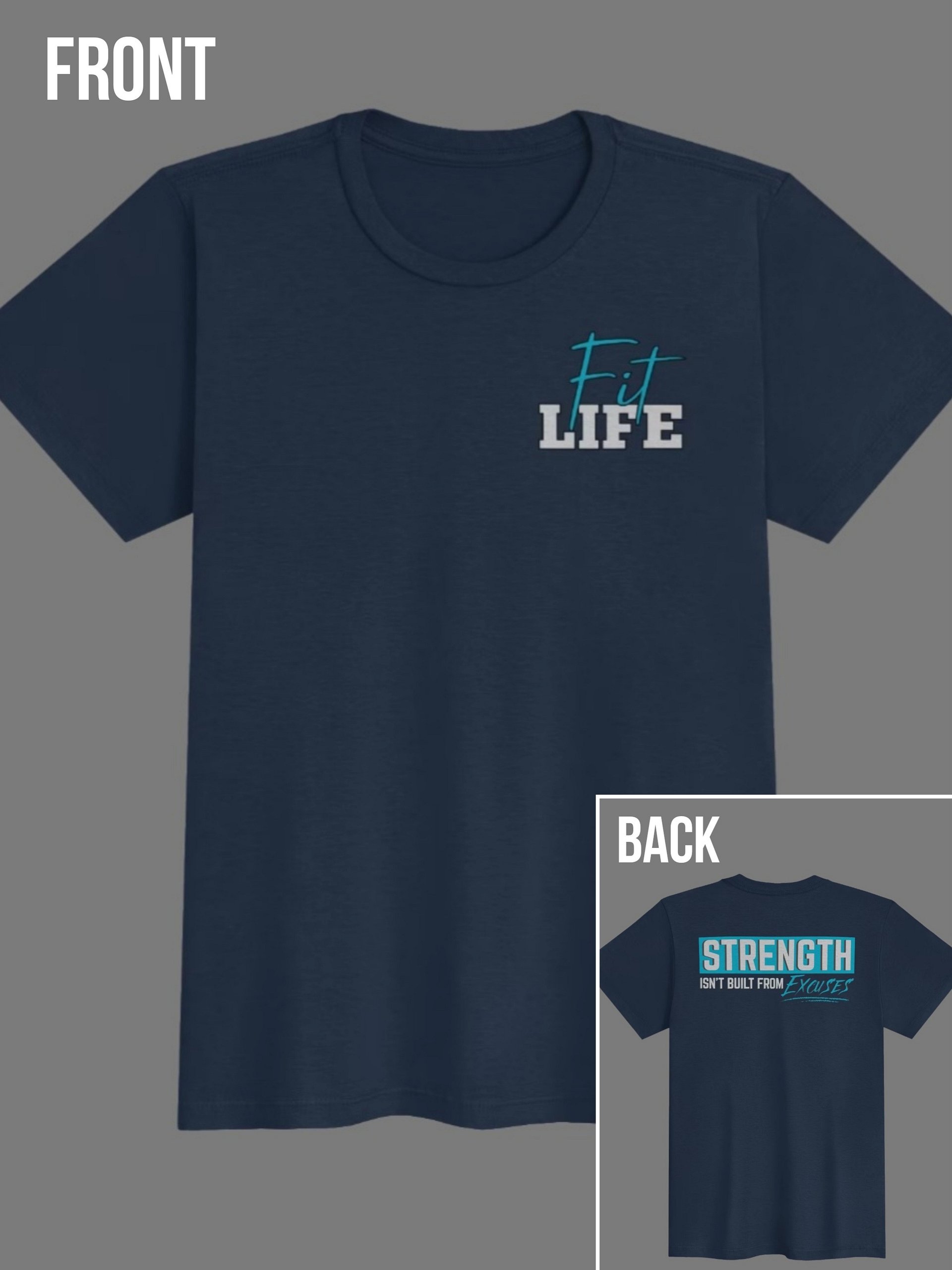 Strength Isn't Built From Excuses Women's T-Shirt product image (1)
