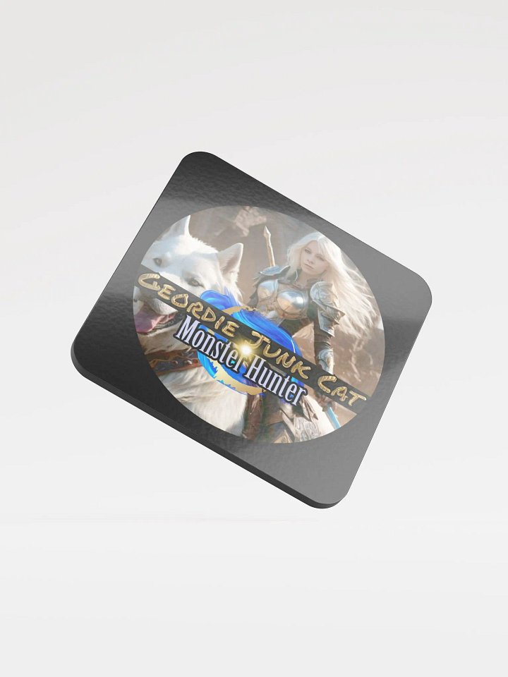 MONSTER SLAYER THREE Drink Coaster (3.74″x 3.74″, US and EU SHIPPING) product image (1)
