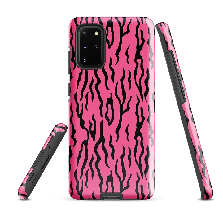 Pink Black Stripe Phone Case product image (5)