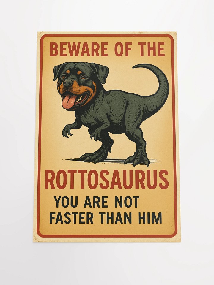 Beware of the Rottosaurus, You are not faster than him product image (3)