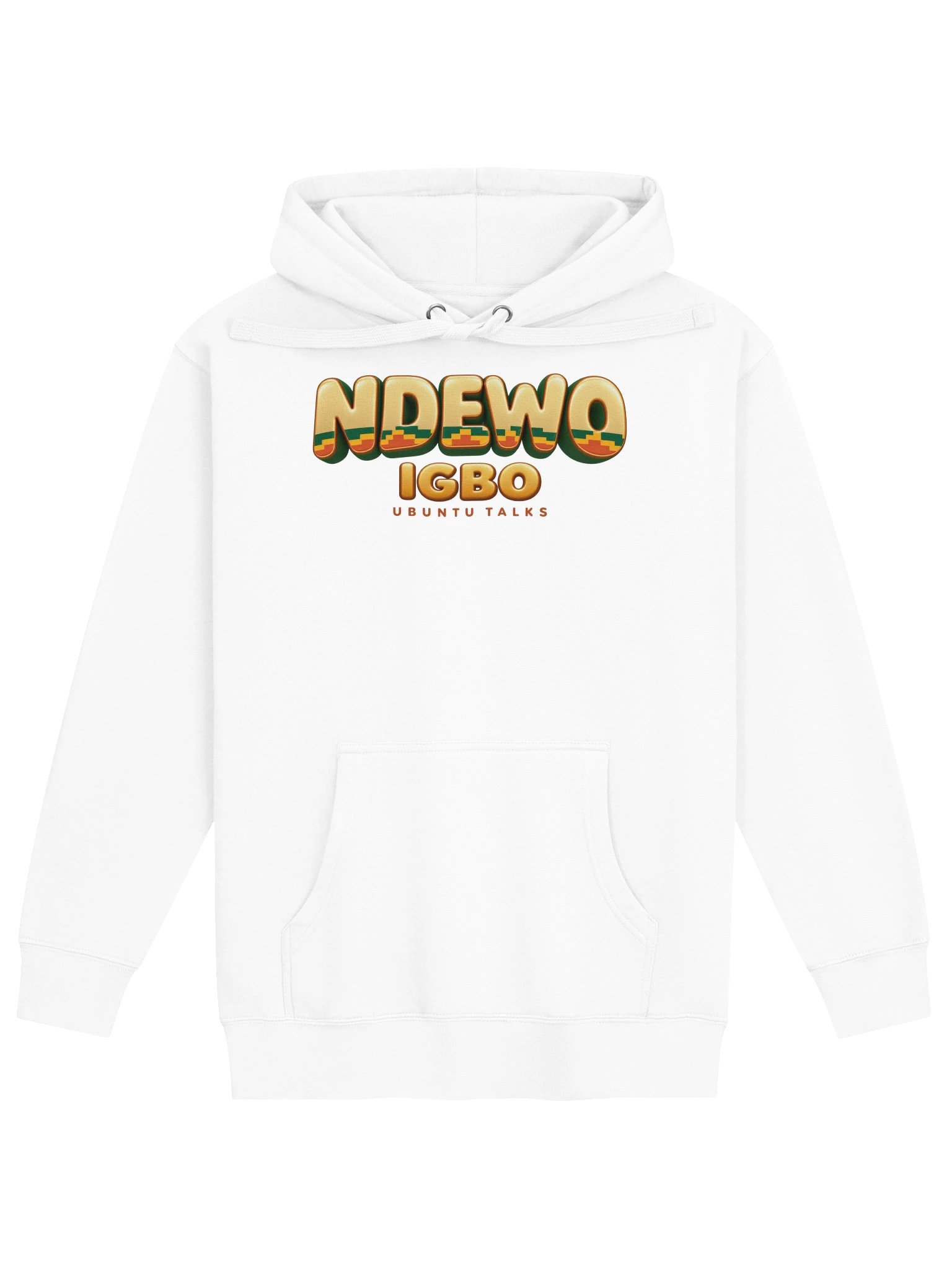 Ubuntu Talks Heritage — NDEWO | Igbo Premium Hoodie product image (1)