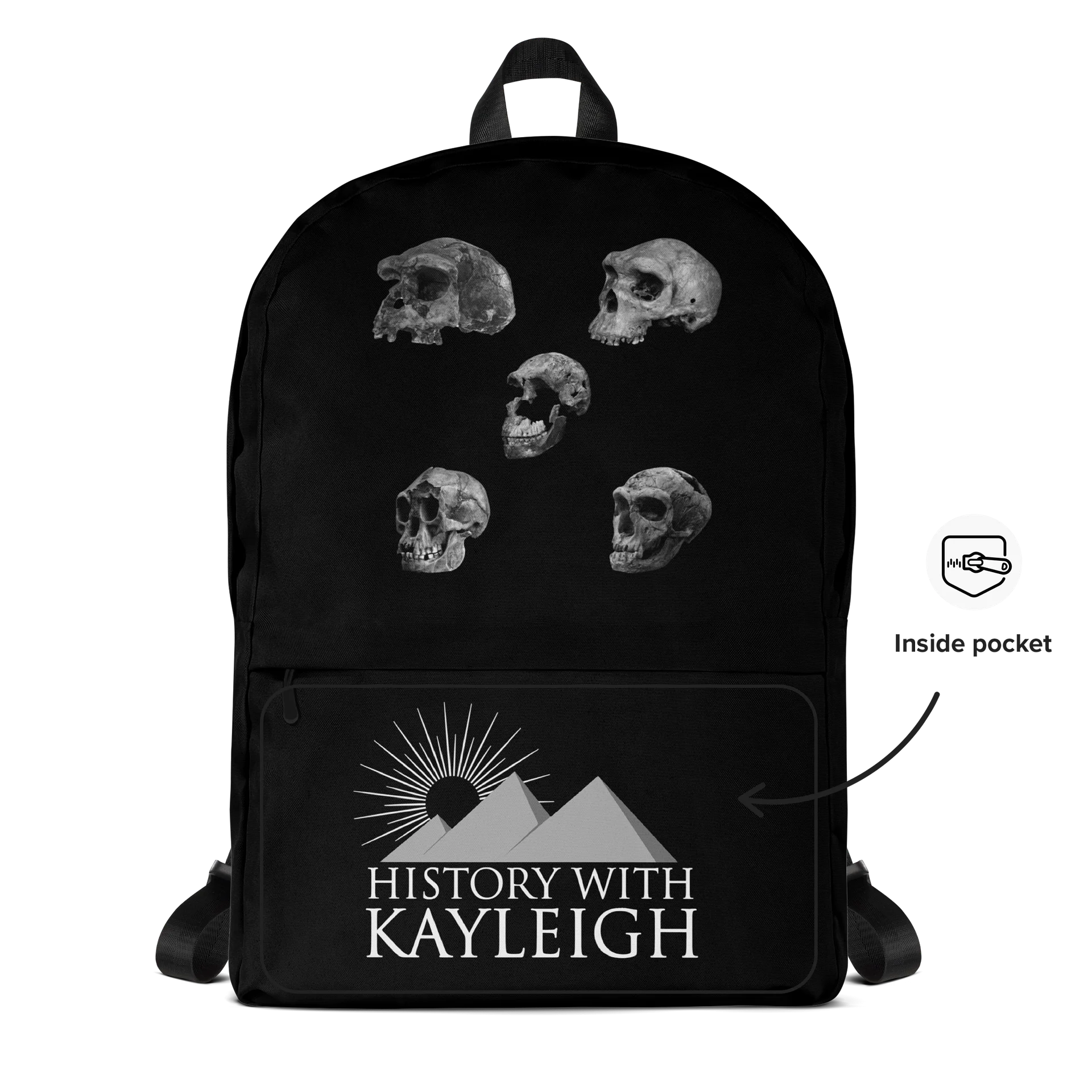 Skulls Backpack Black product image (5)