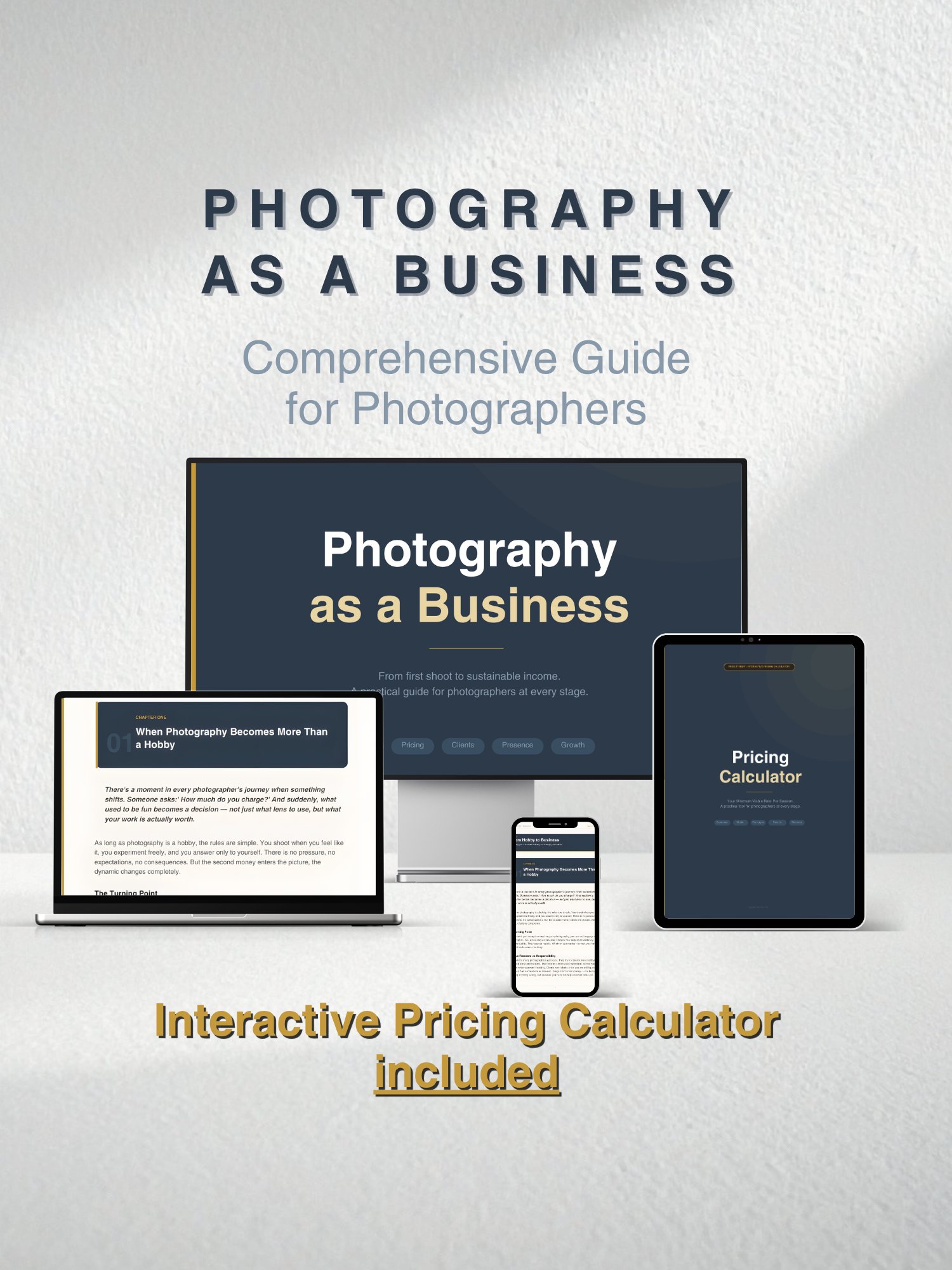 Comprehensive Business Guide for Photographers & Interactive Pricing Calculator - Limited Launch Sale - 50% Off product image (2)