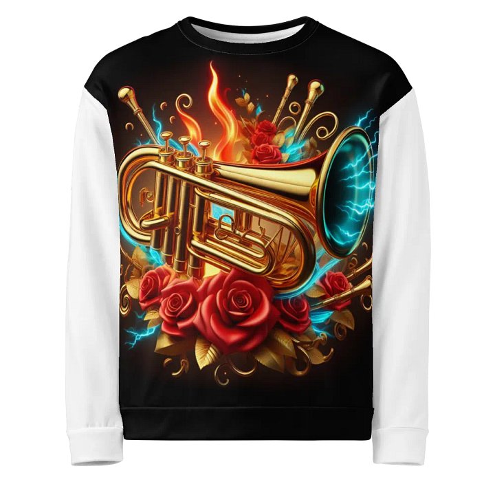 Floral Trumpet Symphony - Unisex Sweatshirt #38 product image (1)