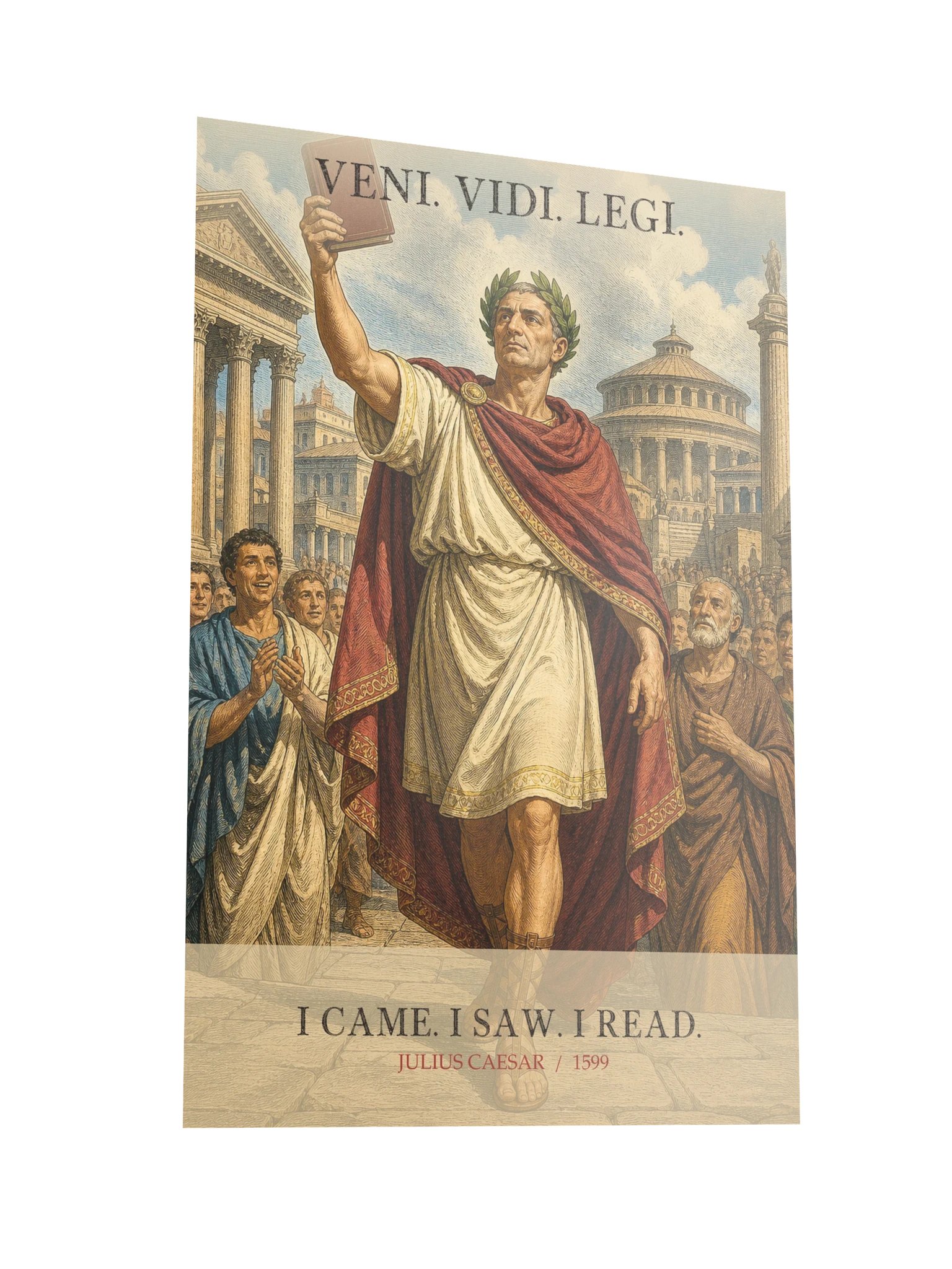 Veni Vidi Legi -- Julius Caesar Art Print product image (10)