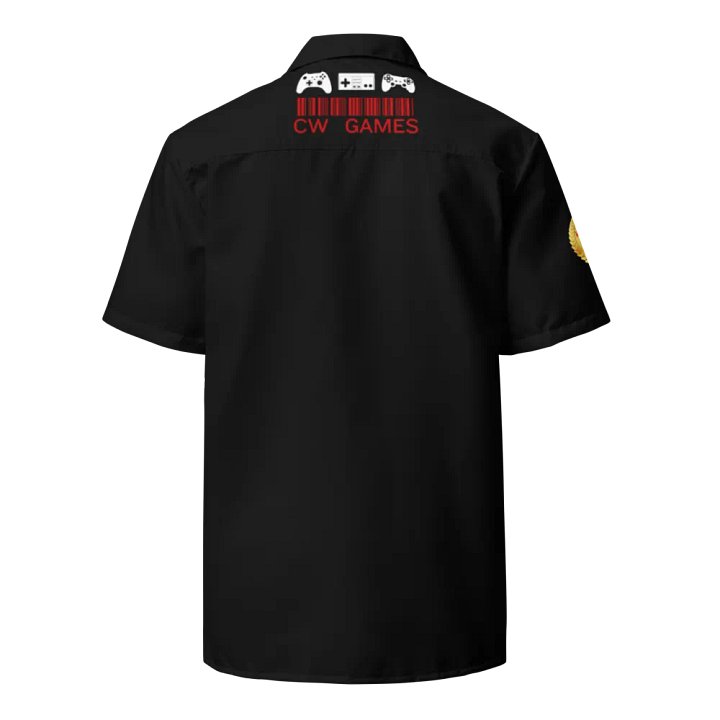 CWxGAMES – Emote All-Over Button-Up product image (2)
