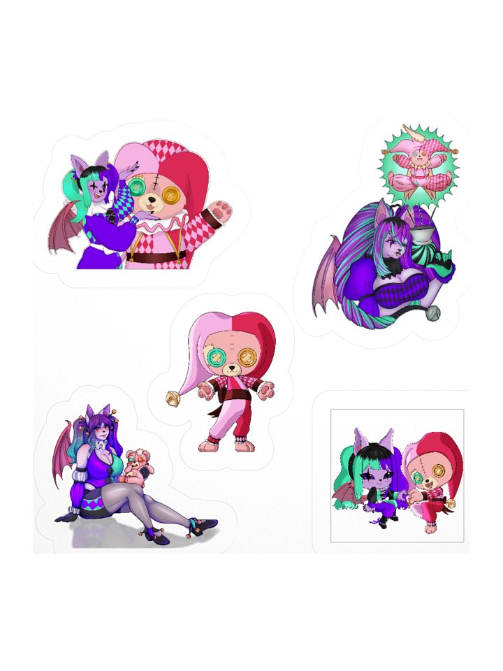 April Fool's Anxiety Bear Stickers product image (2)