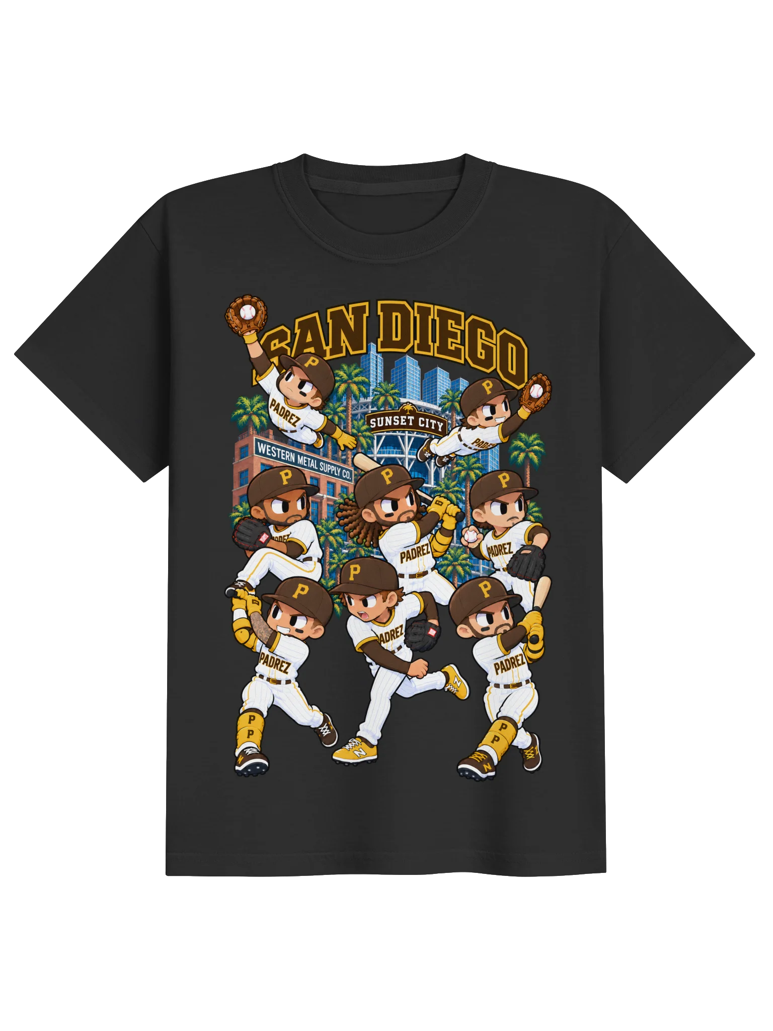 San Diego Baseball 2026 Animated Player T-Shirt - Kids product image (1)