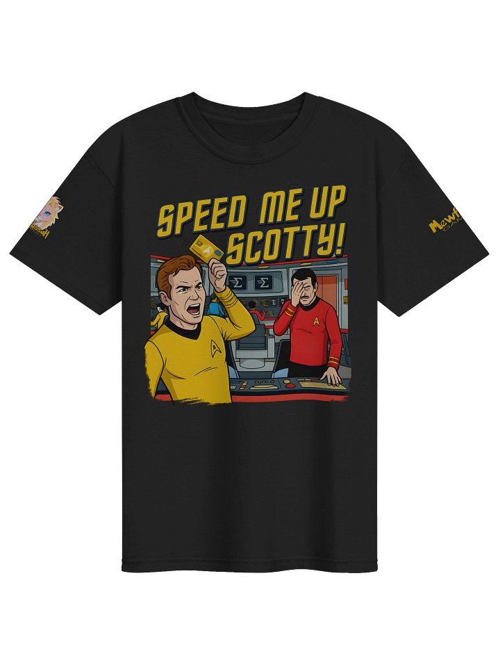 "Speed Me Up Scotty!" TAS Trek Tee product image (1)