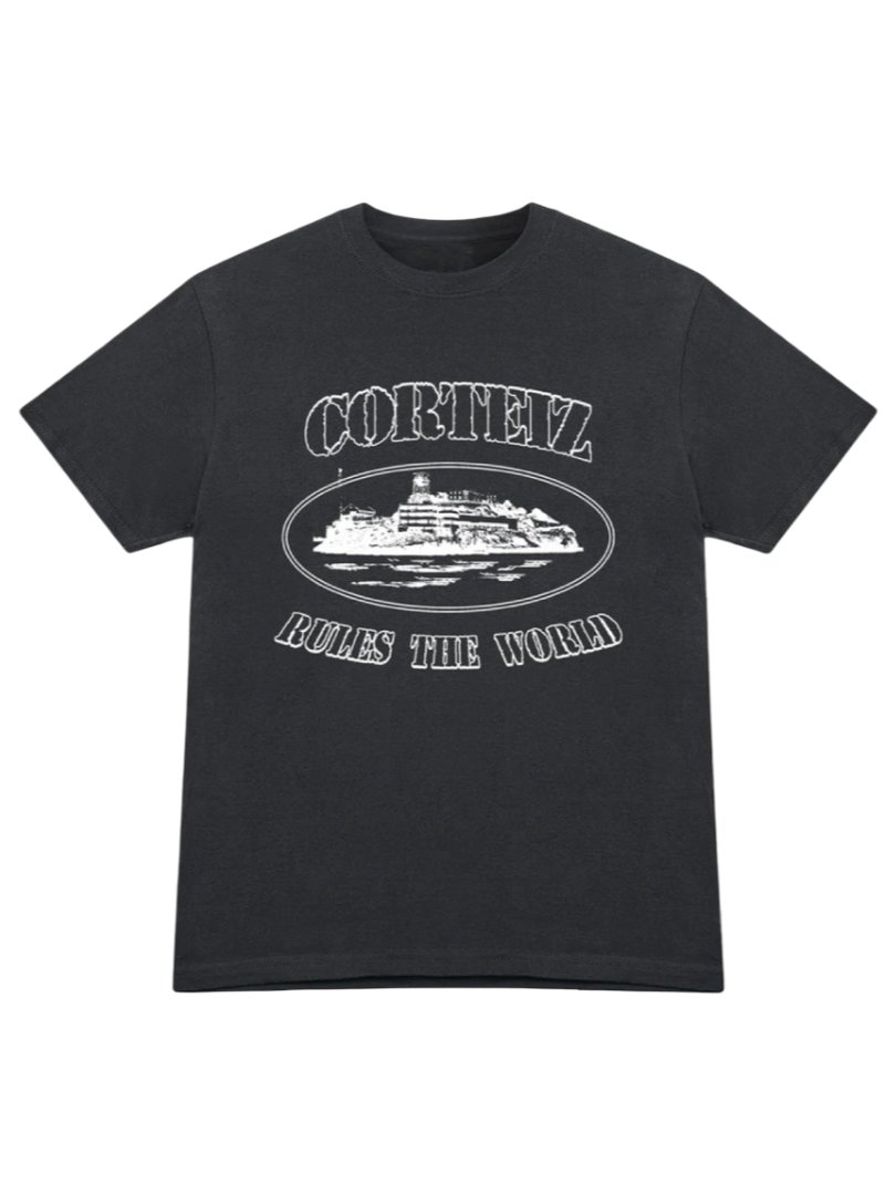 Corteiz OG Alcatraz T-Shirt – Black product image (1)