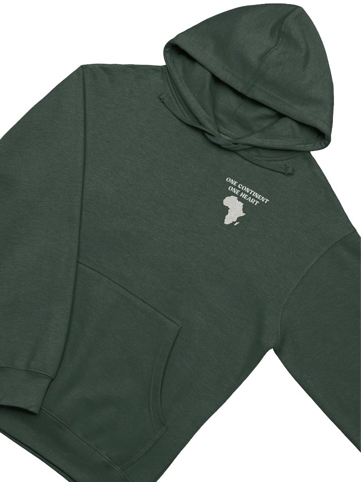 Africa United Midweight Hoodie – Unisex Sustainable African Map Sweatshirt product image (1)