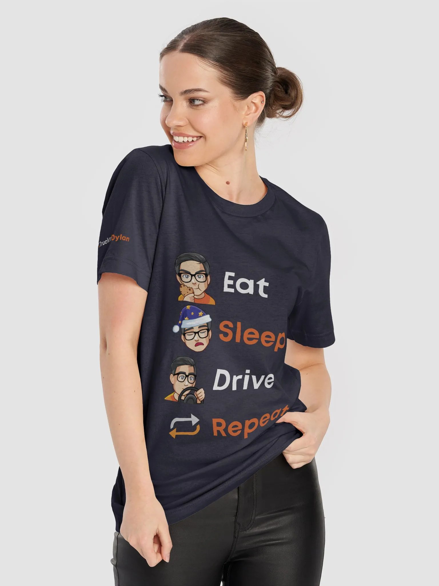 First Edition: Eat Sleep Drive Repeat Unisex T-shirt product image (1)