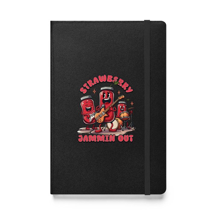 Strawberry Jammin Out Hardcover Notebook product image (1)