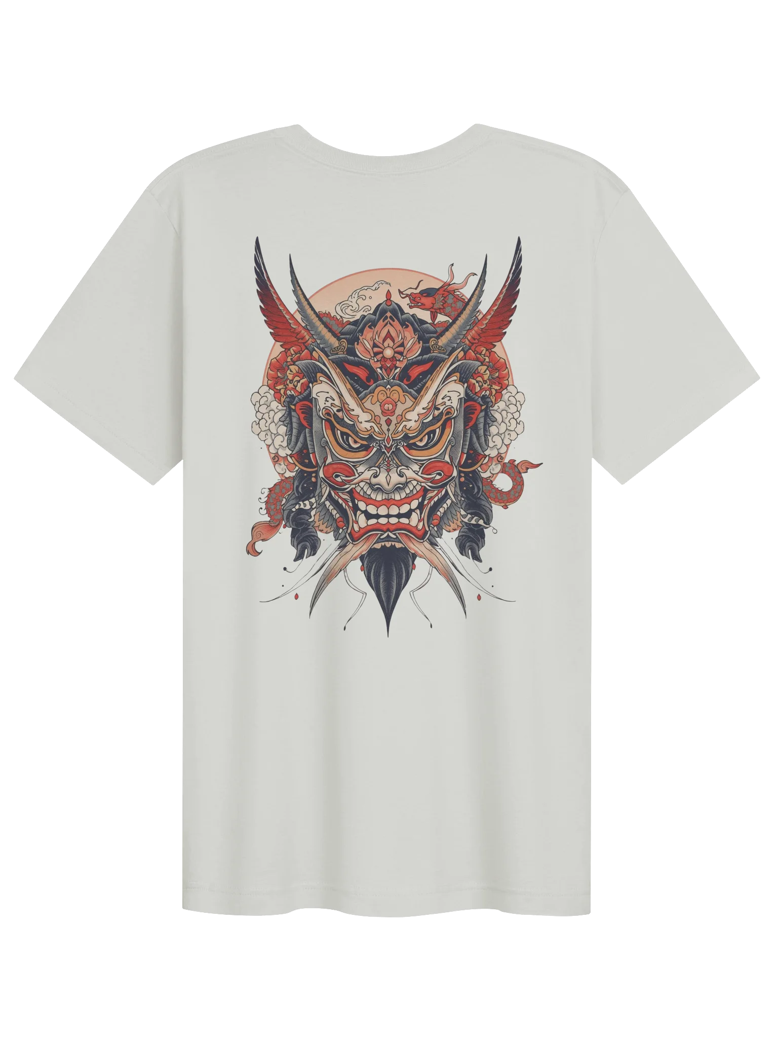 The Bold Oni Mask Streetwear T-Shirt product image (1)