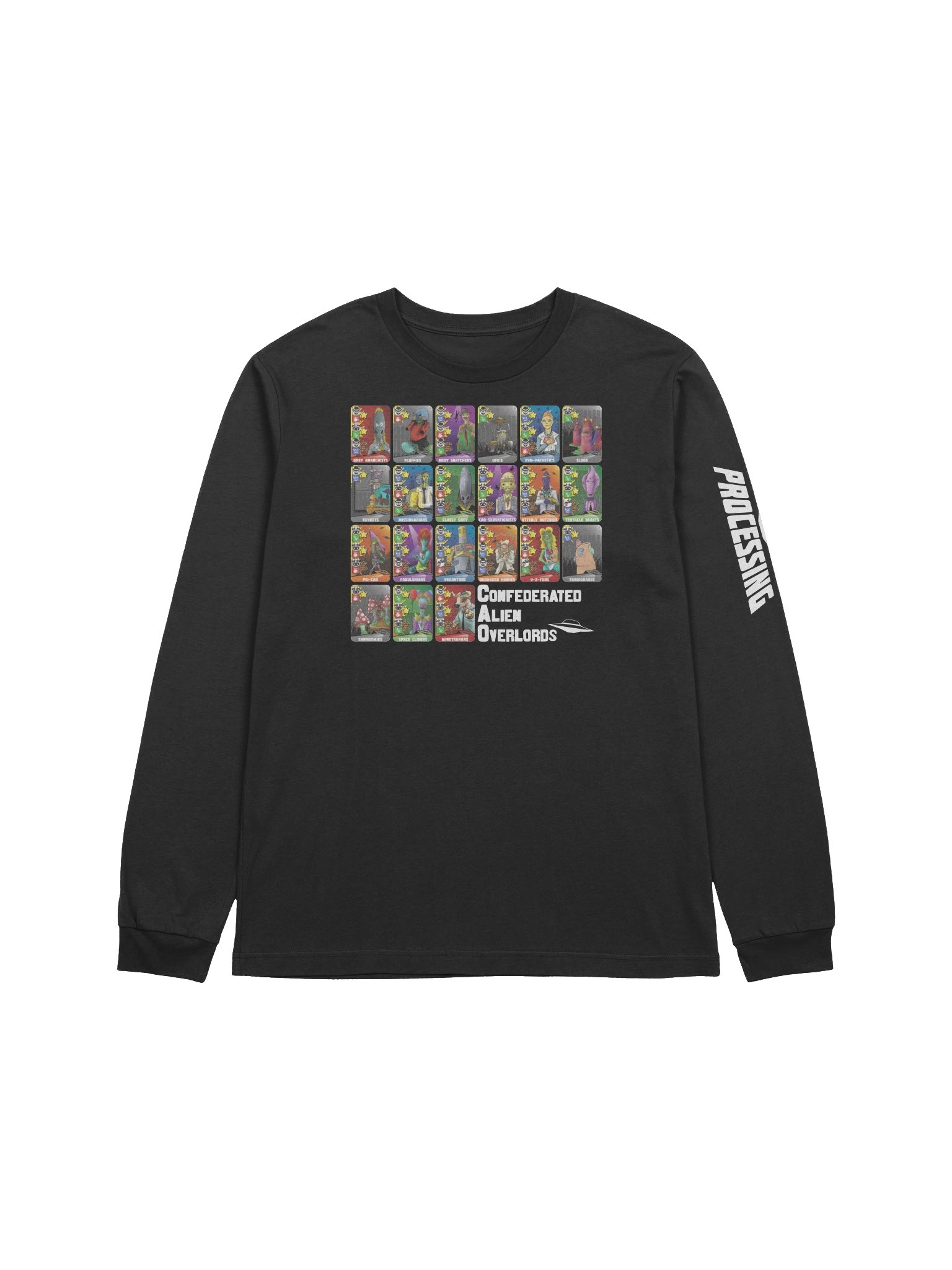 The Confederated Alien Overlords – Processing Tee product image (1)