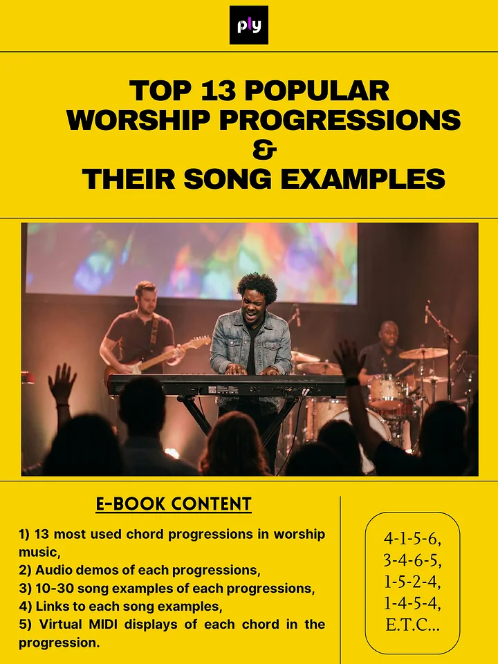 13 Essential Worship Progressions & Their Song Examples product image (1)