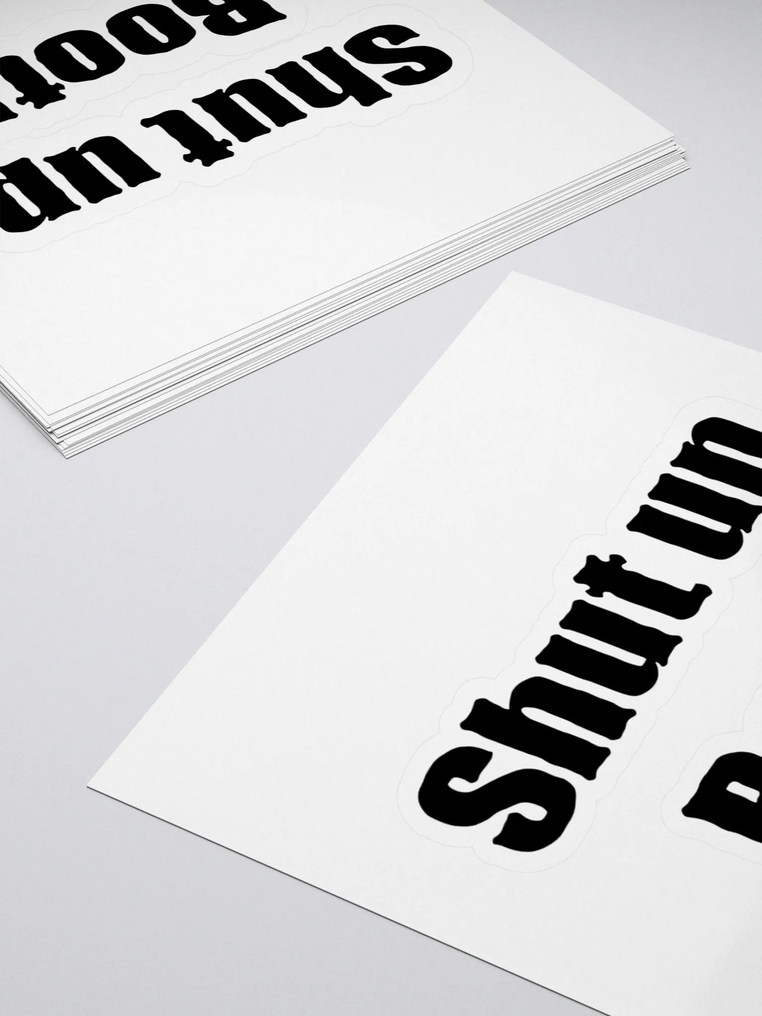 Shut Up Boot! sticker product image (4)