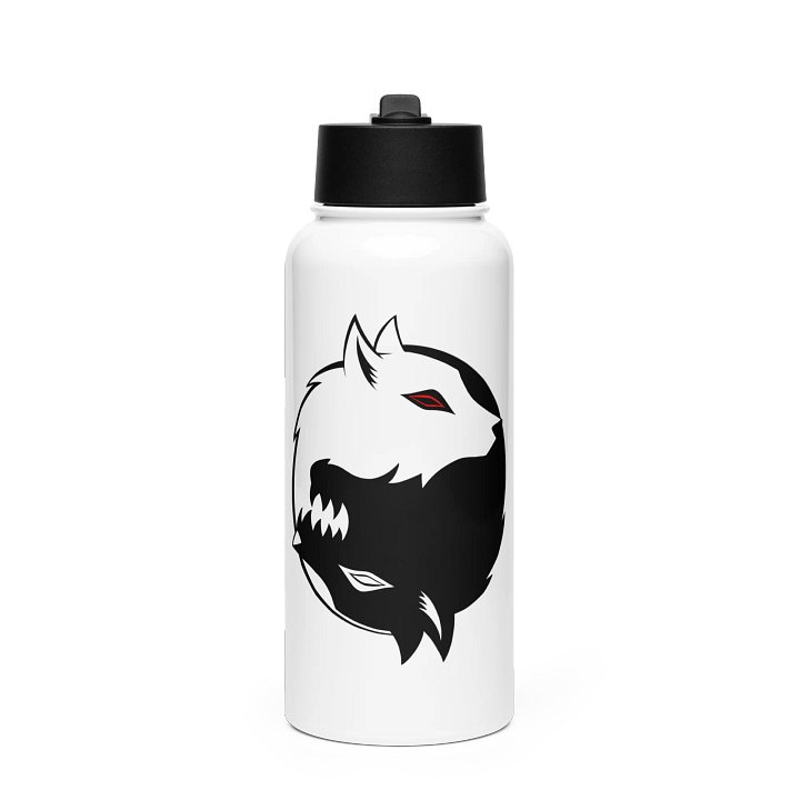 YingYang Wolf Water Bottle product image (1)