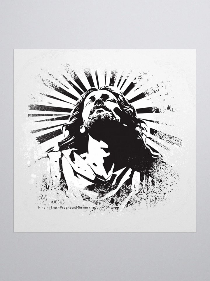 Radiant Jesus - Kiss Cut Stickers product image (1)
