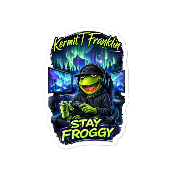 Froggy Gamer Vibes Vinyl Decals product image (2)