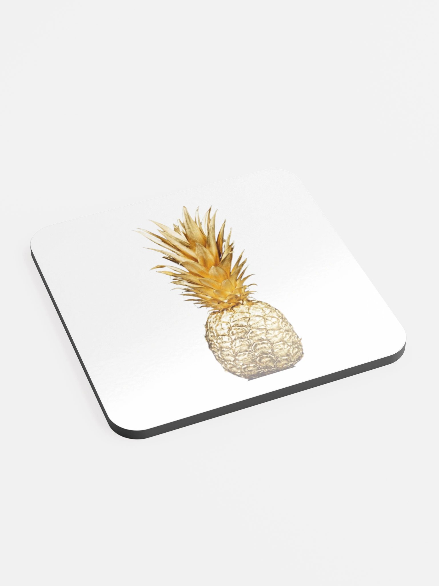 Gold Pineapple White Coaster product image (3)