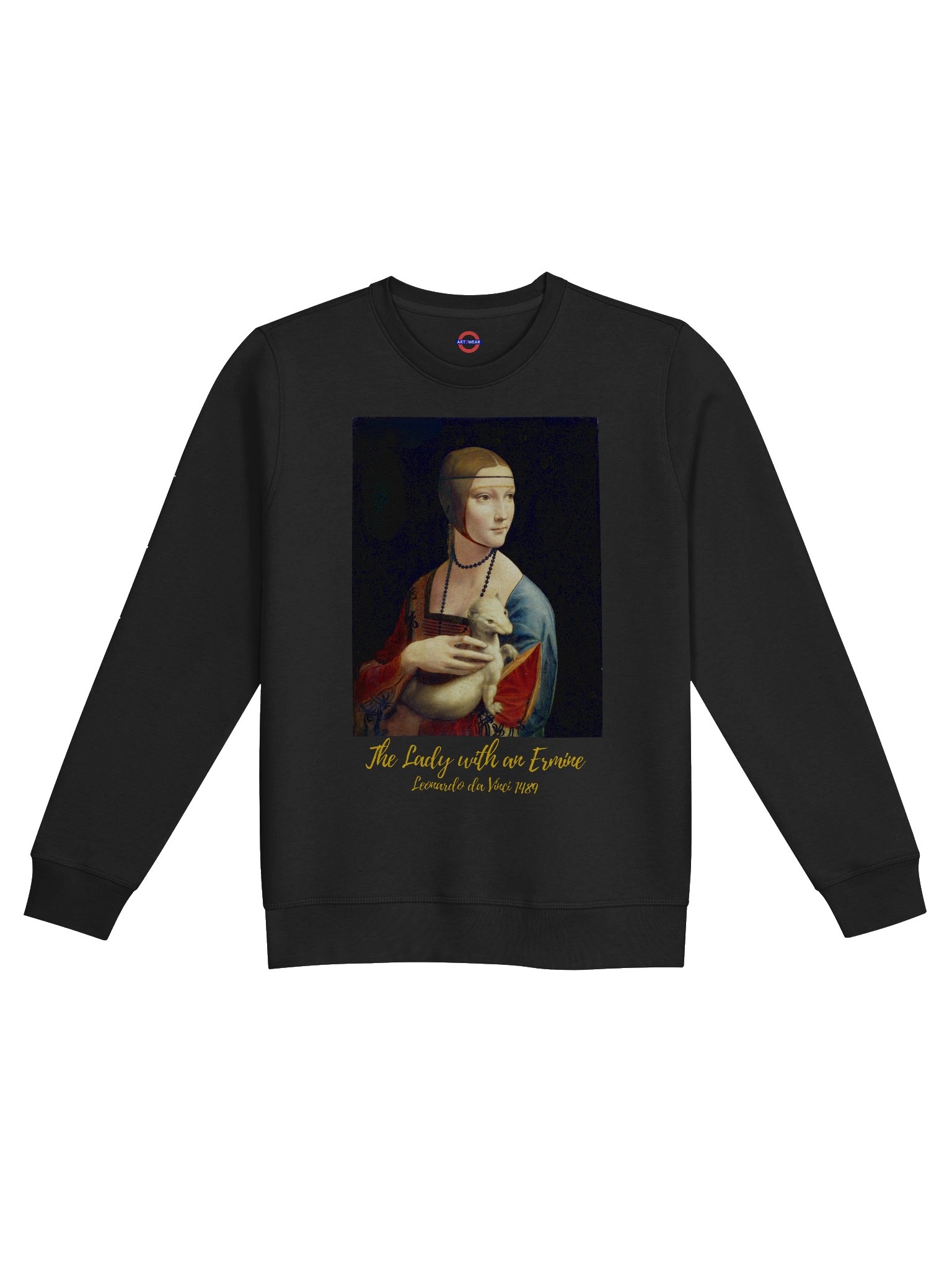 Mother and Child — Klimt-Inspired Wearable Art Sweatshirt product image (2)