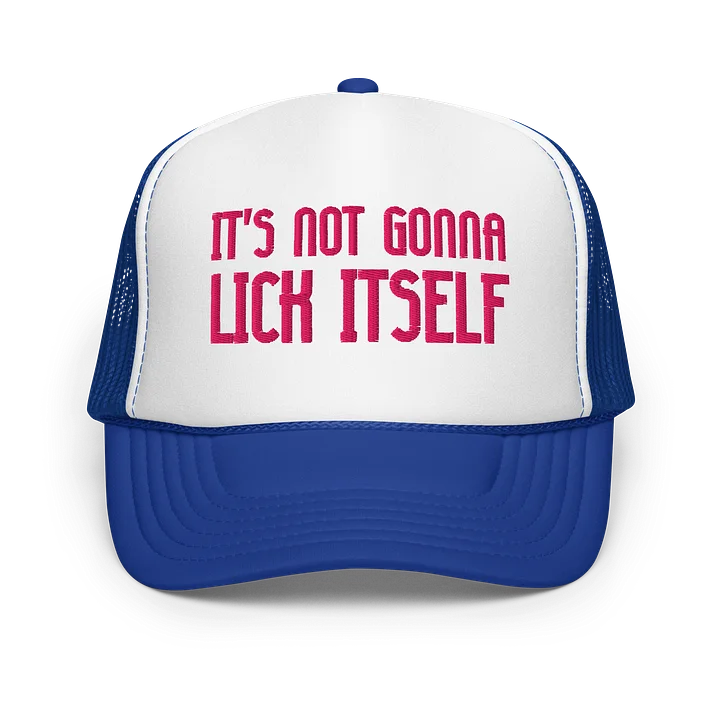 IT'S NOT GOING TO LICK ITSELF Foam Trucker Hat product image (25)