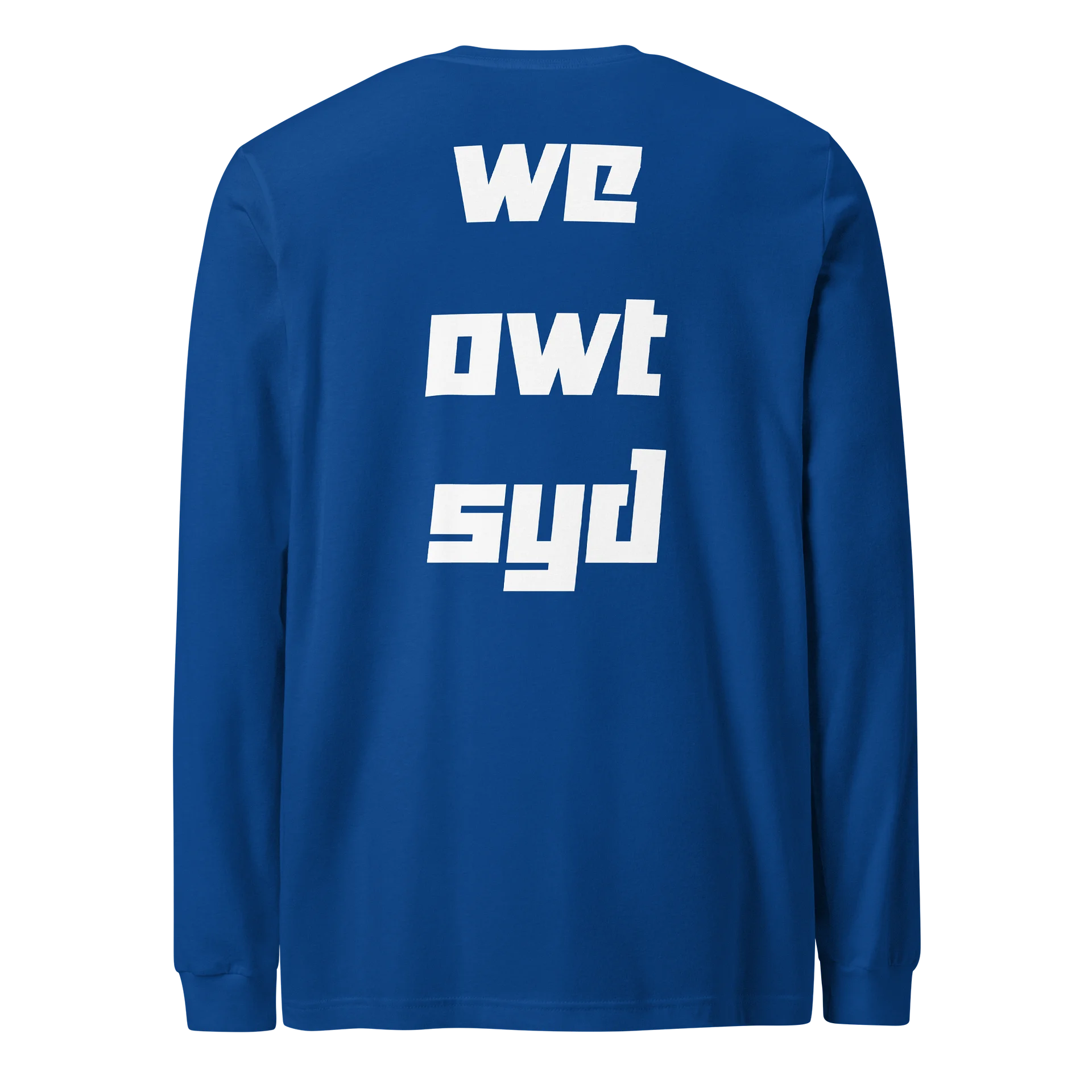 WeOwtsyd Premium Long Sleeve T-Shirt - Royal Blue product image (5)